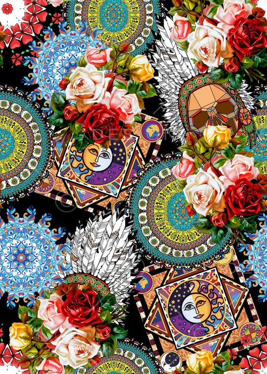 花朵印花华亿平台图片