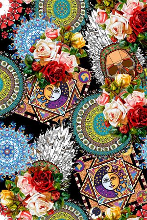 花朵印花华亿平台图片