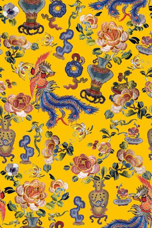 宫廷风印花华亿平台图片