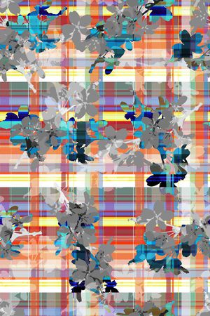 女装。格子印花华亿平台图片