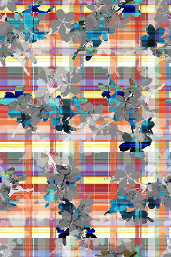 女装。格子印花华亿平台图片