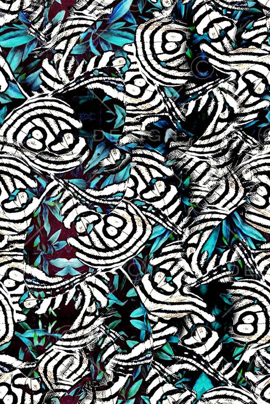 抽象印花华亿平台图片