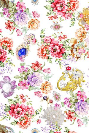 花朵印花华亿平台图片