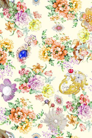 花朵印花华亿平台图片