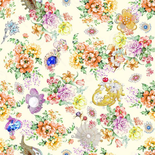 花朵印花华亿平台图片