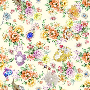 676029-花卉宝石珠宝黄