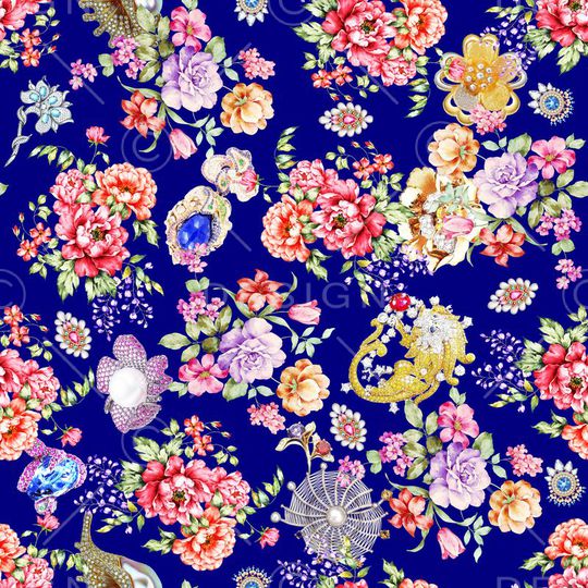 花朵印花华亿平台图片