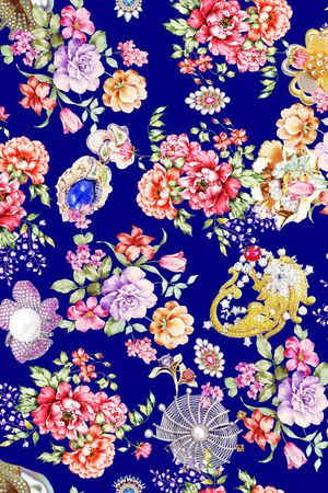 花朵印花华亿平台图片