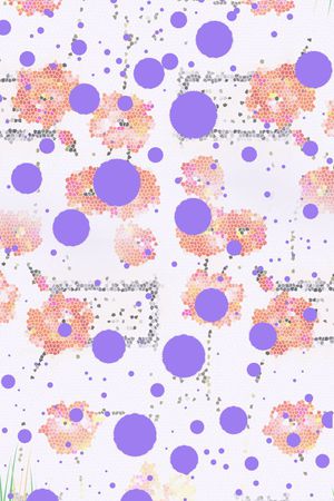 波普长围巾印花华亿平台图片