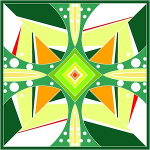 抽象印花华亿平台图片