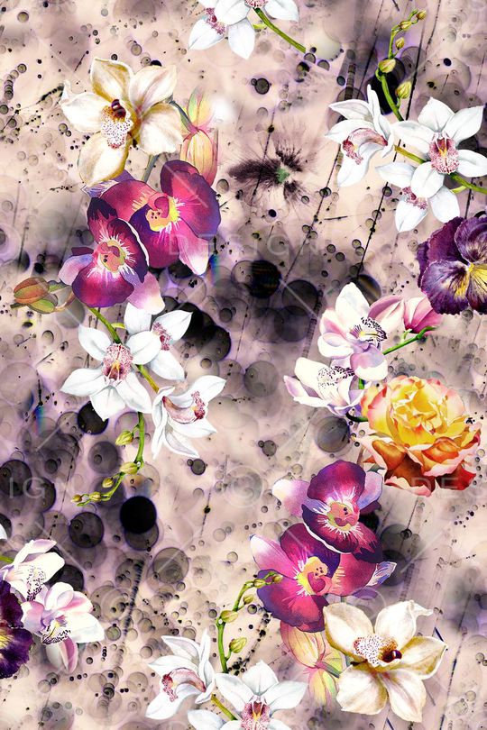 花朵印花华亿平台图片