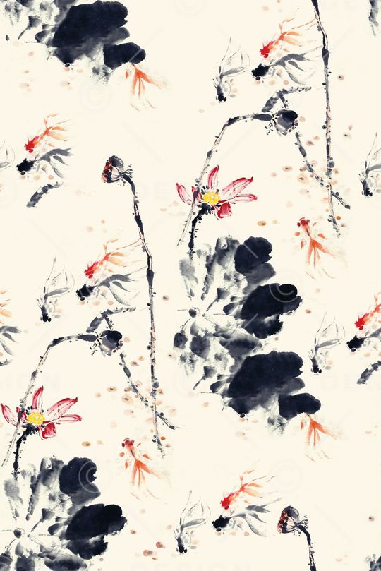 玉兰花印花华亿平台图片