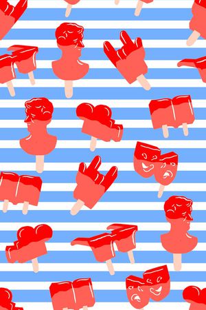 休闲涂鸦印花华亿平台图片