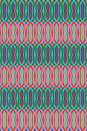 条纹图案印花华亿平台图片