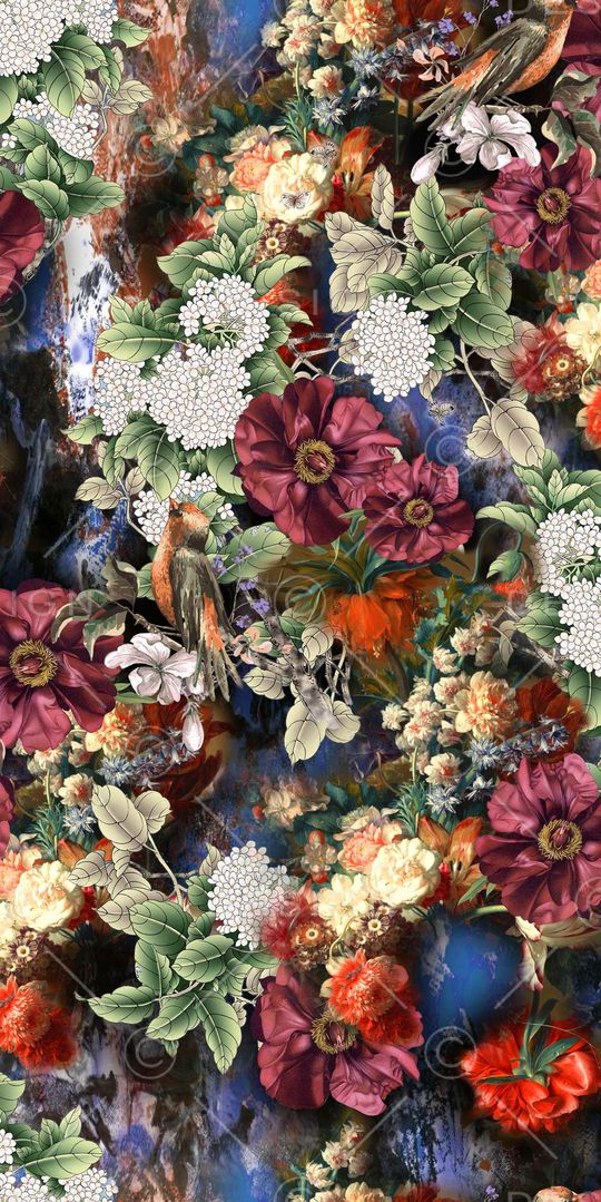 乱花印花华亿平台图片