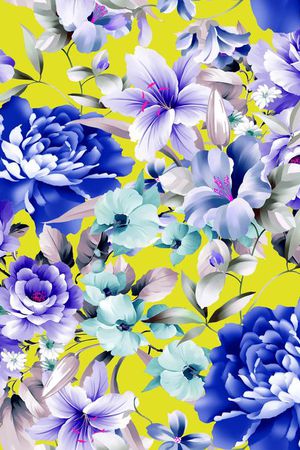 乱花印花华亿平台图片