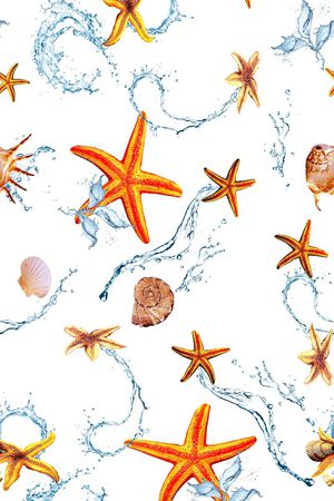 海洋生物印花华亿平台图片