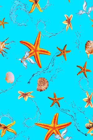 海洋生物印花华亿平台图片