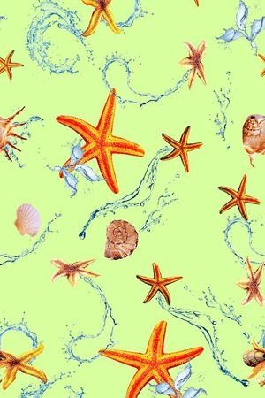 海洋生物印花华亿平台图片