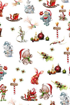 圣诞节印花华亿平台图片