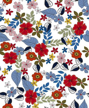 676573-手绘传统花卉1