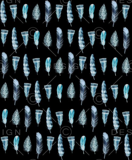 羽毛印花华亿平台图片