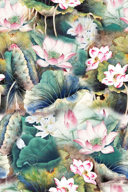 中国风印花华亿平台图片