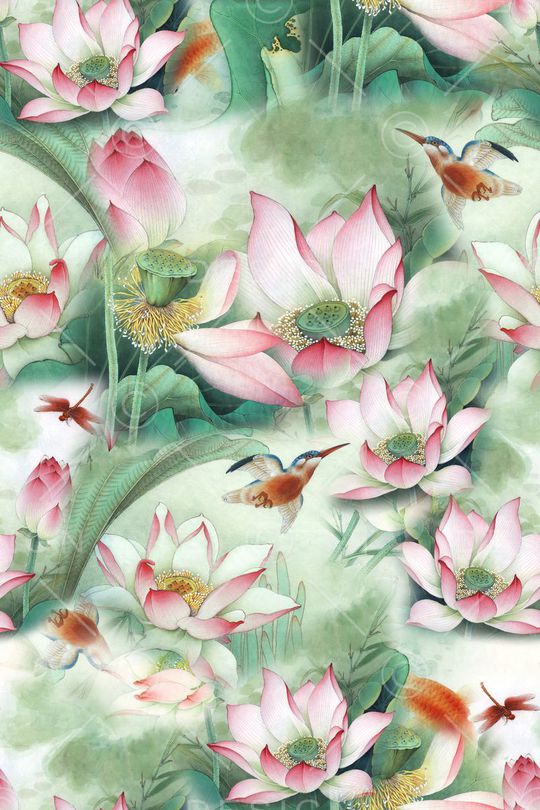 中国风印花华亿平台图片