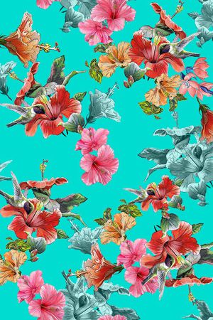 牡丹印花华亿平台图片