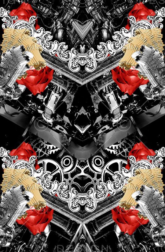 玫瑰印花华亿平台图片