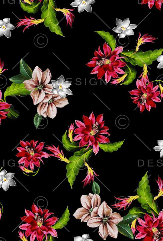 玫瑰印花华亿平台图片