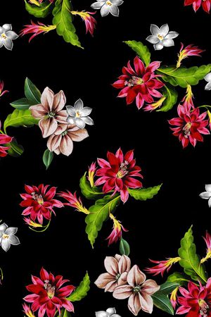 玫瑰印花华亿平台图片