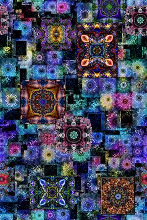 几何印花华亿平台图片