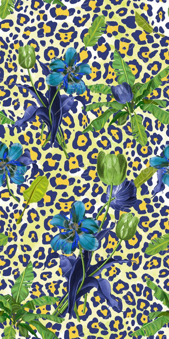 豹纹印花华亿平台图片