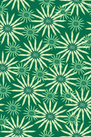 树叶组合印花华亿平台图片