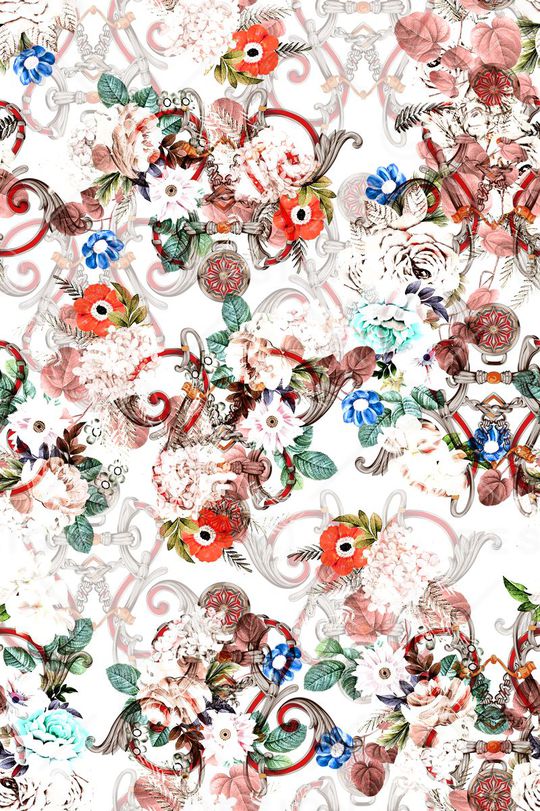 玫瑰印花华亿平台图片