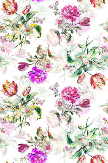 676846-手绘大花朵 花束