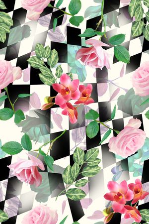 花朵印花华亿平台图片