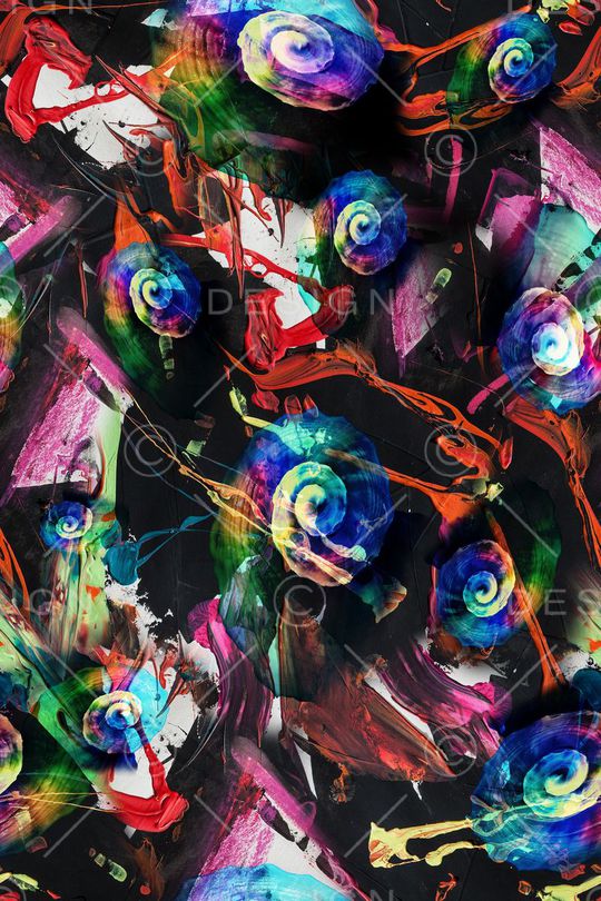 抽象印花华亿平台图片