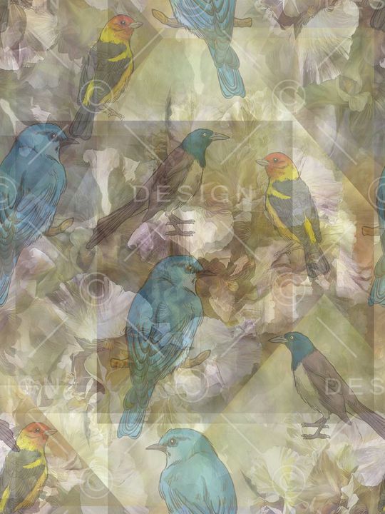 复古印花华亿平台图片