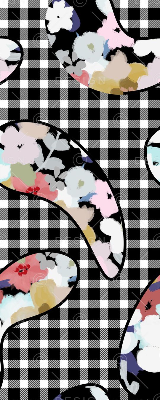 格子印花华亿平台图片