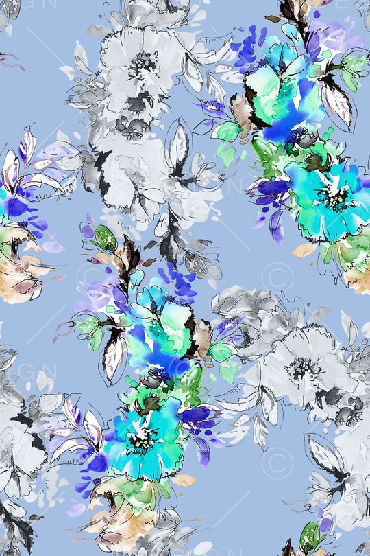 水彩印花华亿平台图片