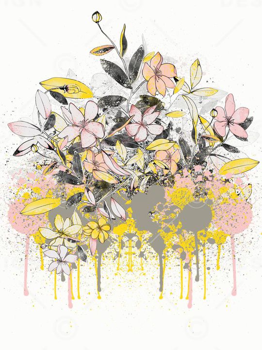 手绘印花华亿平台图片