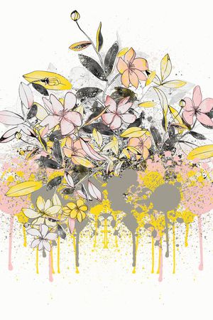 手绘印花华亿平台图片