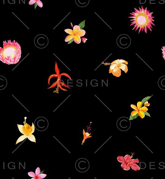 手绘印花华亿平台图片