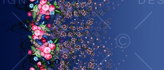 乱花印花华亿平台图片