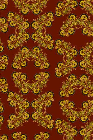 卷草纹印花华亿平台图片