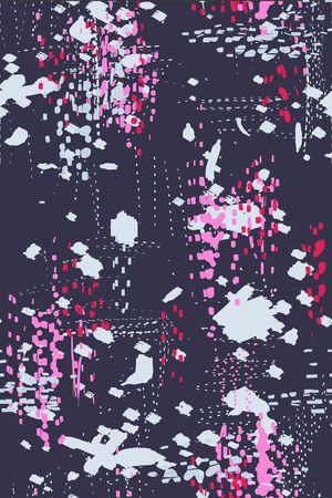 抽象肌理印花华亿平台图片