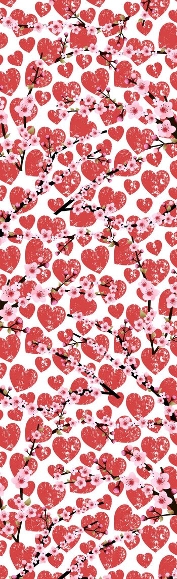 心形底纹长巾印花华亿平台图片