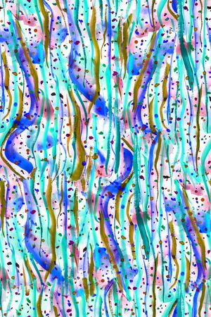 手绘线条印花华亿平台图片